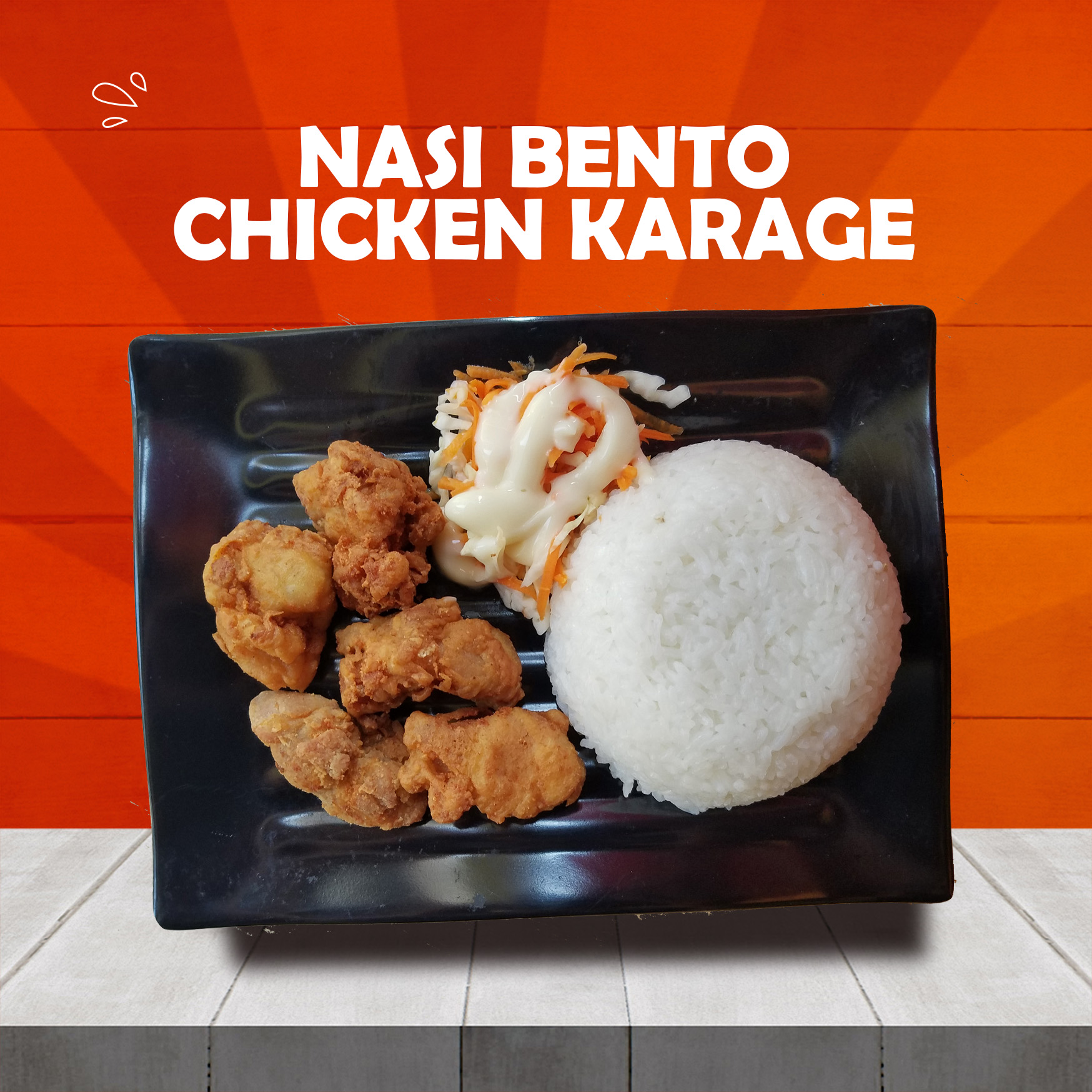 Nasi Bento – Chicken Karage